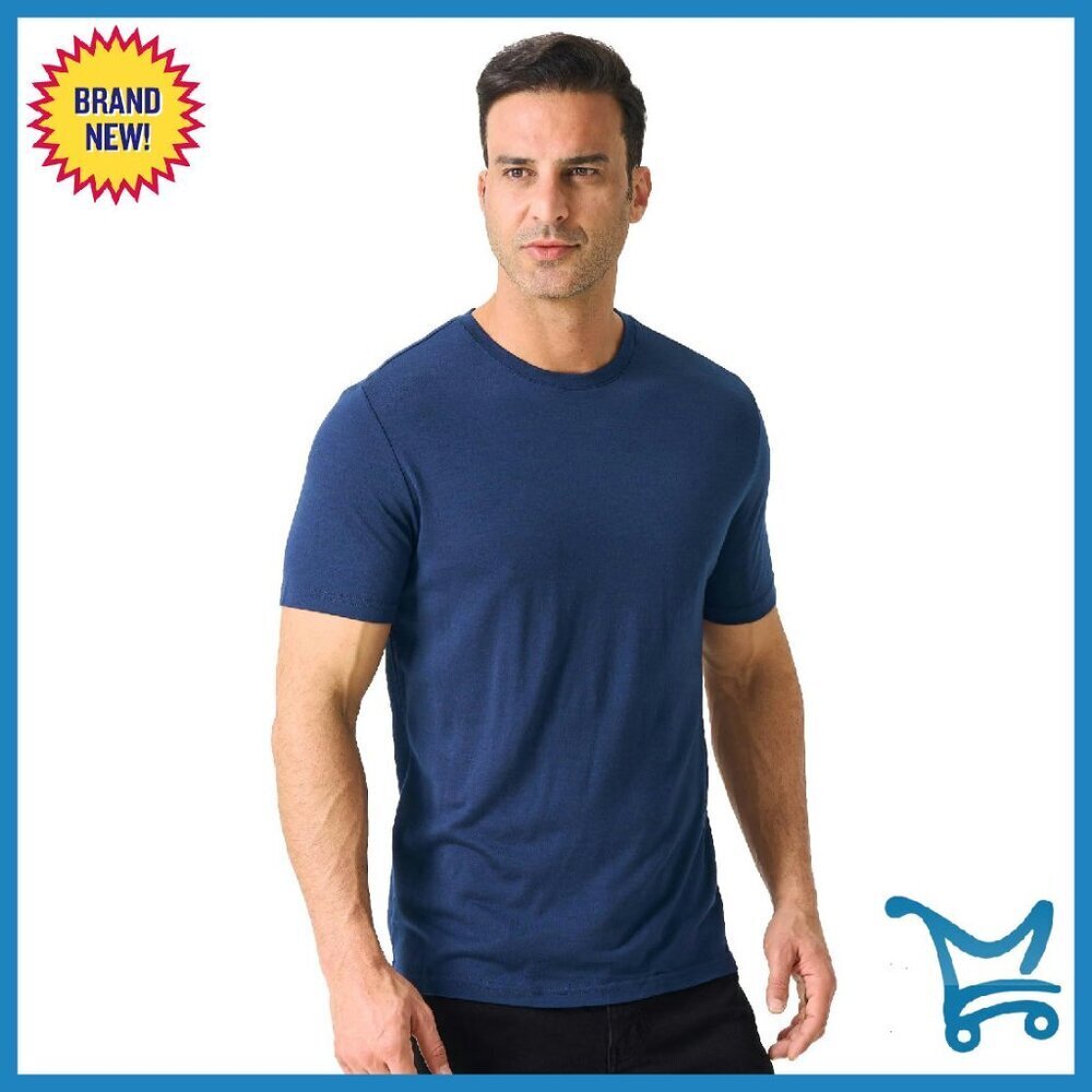 Men's Merino Wool Thermal Undershirt - Odor Resistant Hiking Travel Base Layer
